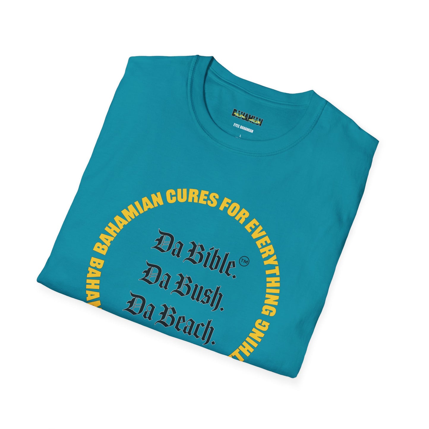 The Bahamian Cures Aqua Tee shirt