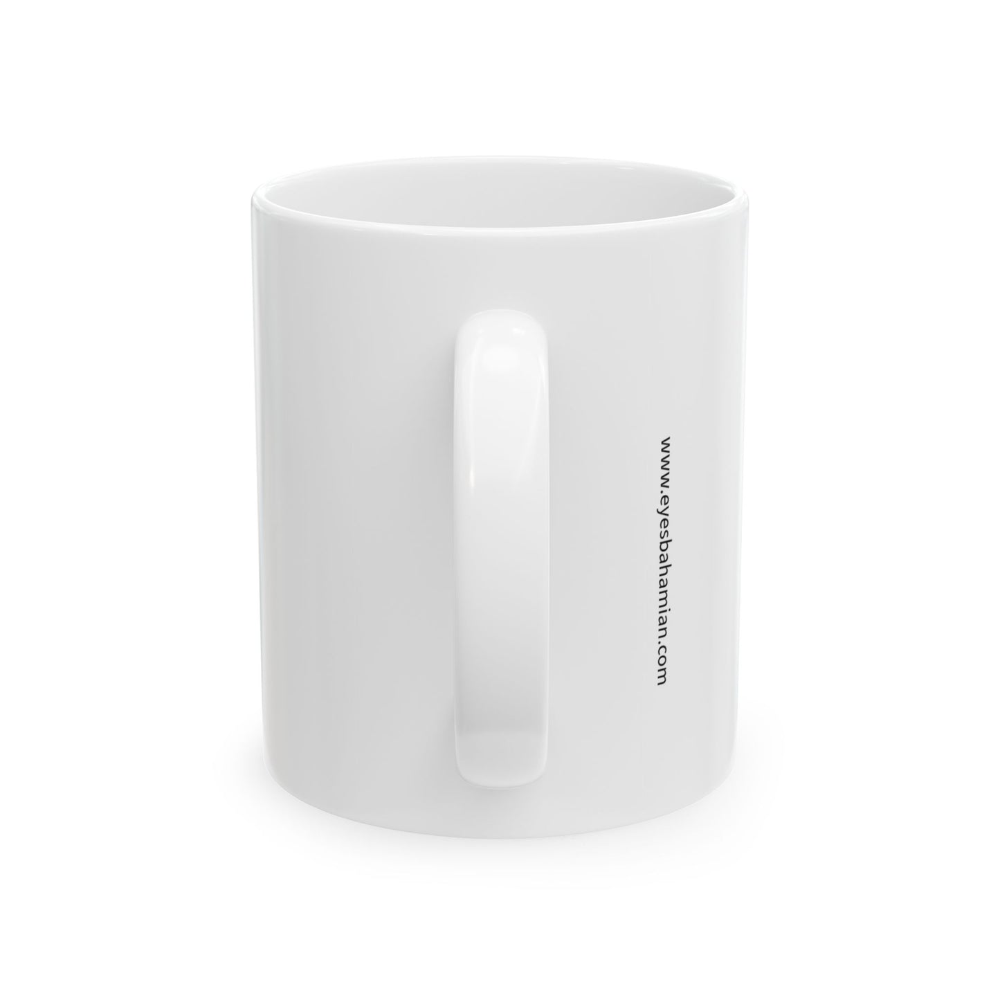 Gold Tea Leaf Mug-white