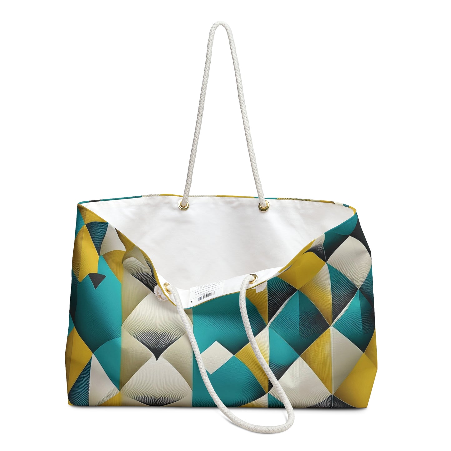 Geometric Weekender Bag