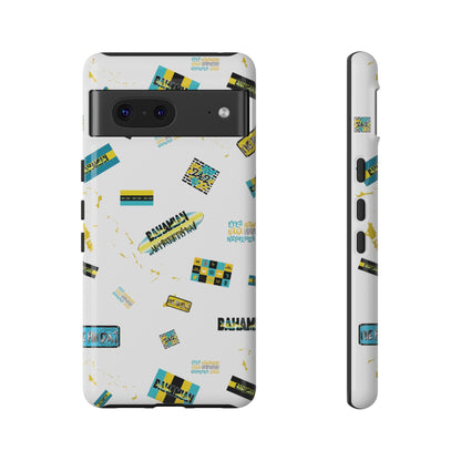 Bahamian Stamps White Phone case