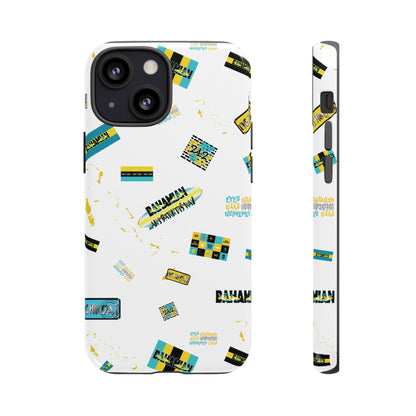 Bahamian Stamps White Phone case