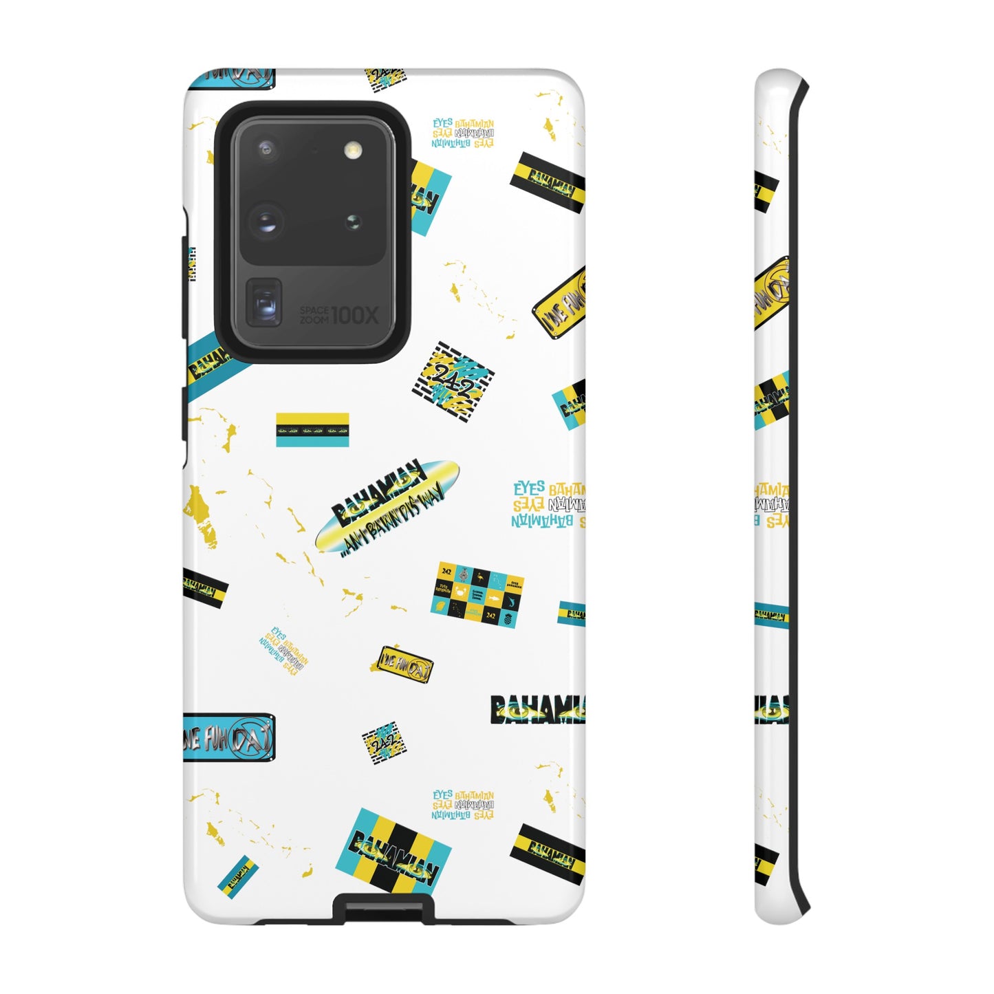 Bahamian Stamps White Phone case