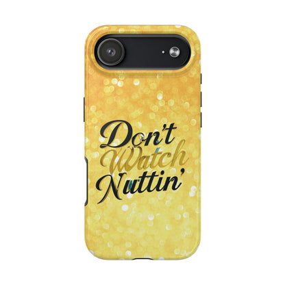 Unbothered Phone Case-Gold