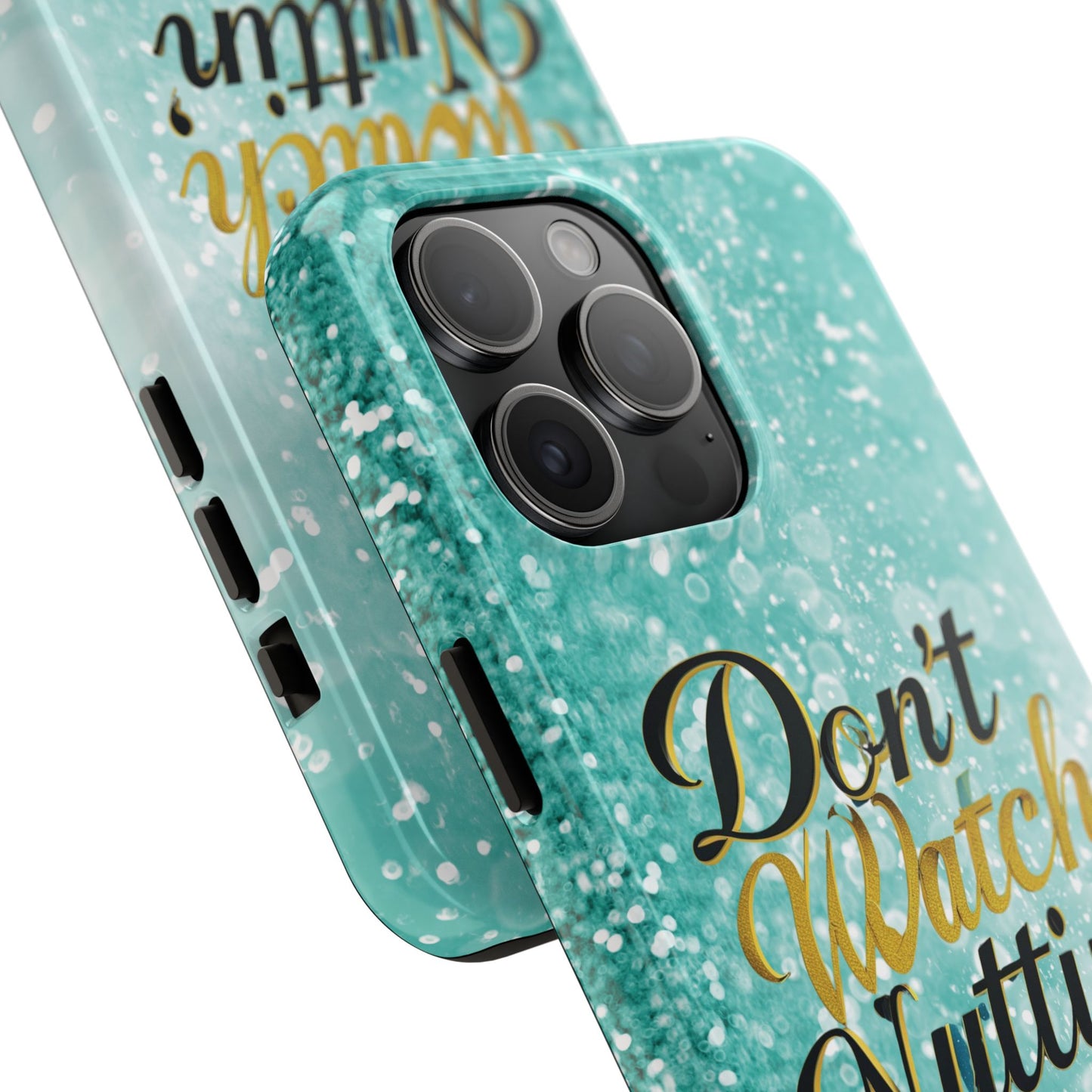 Unbothered Phone Case-Aqua