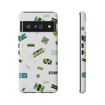 Bahamian Stamps White Phone case