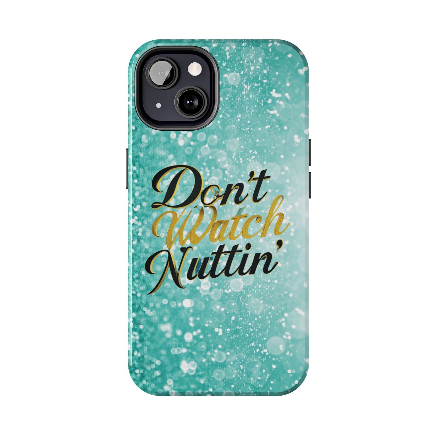 Unbothered Phone Case-Aqua