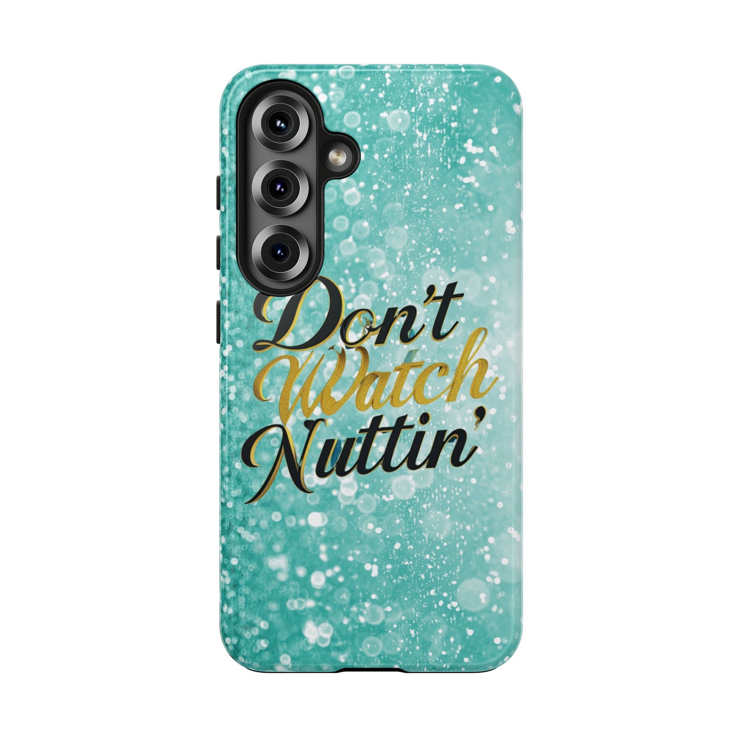 Unbothered Phone Case-Aqua