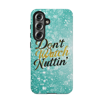 Unbothered Phone Case-Aqua