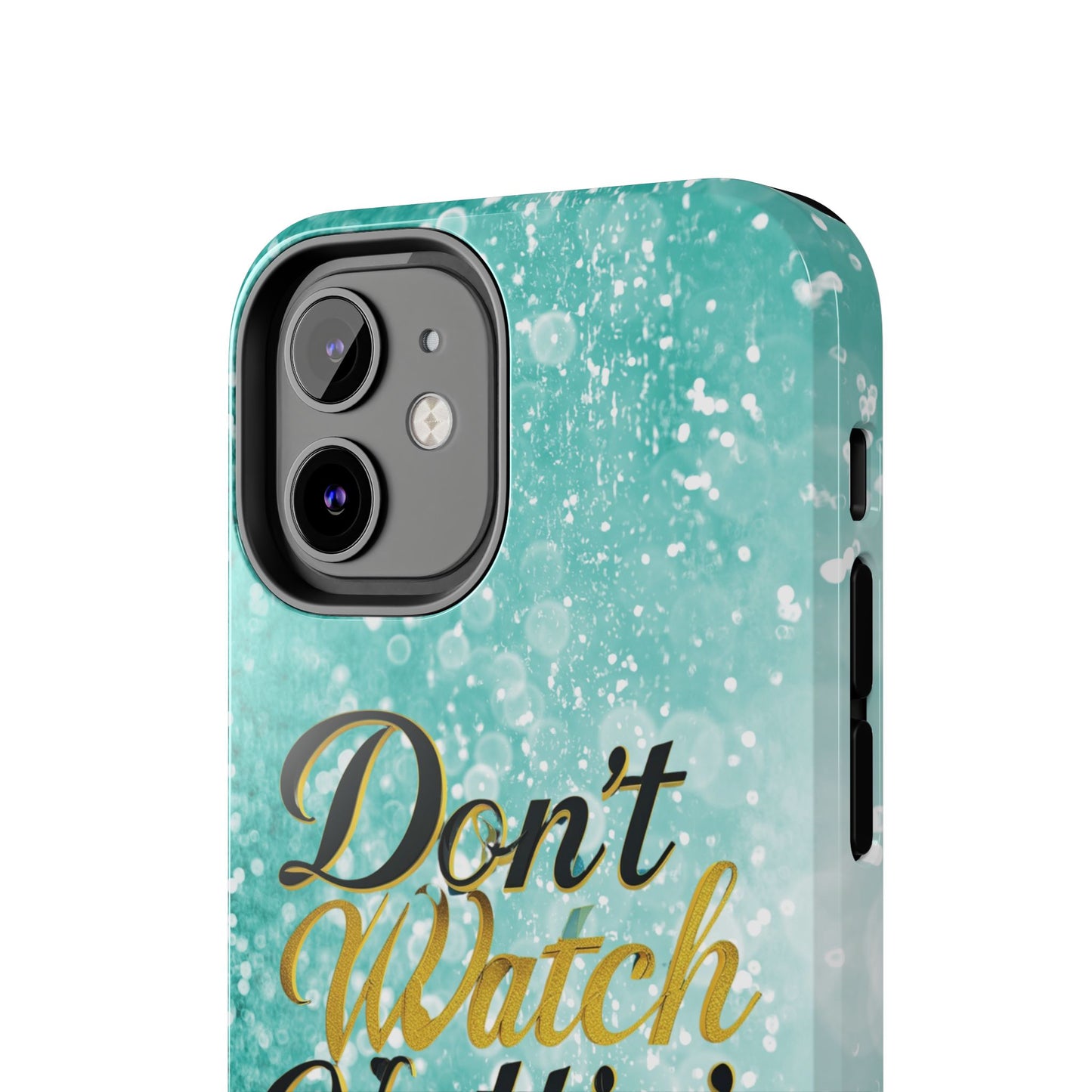Unbothered Phone Case-Aqua
