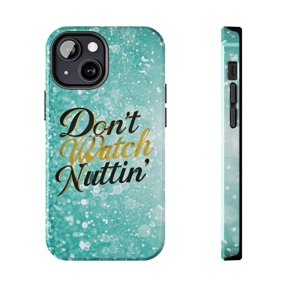 Unbothered Phone Case-Aqua