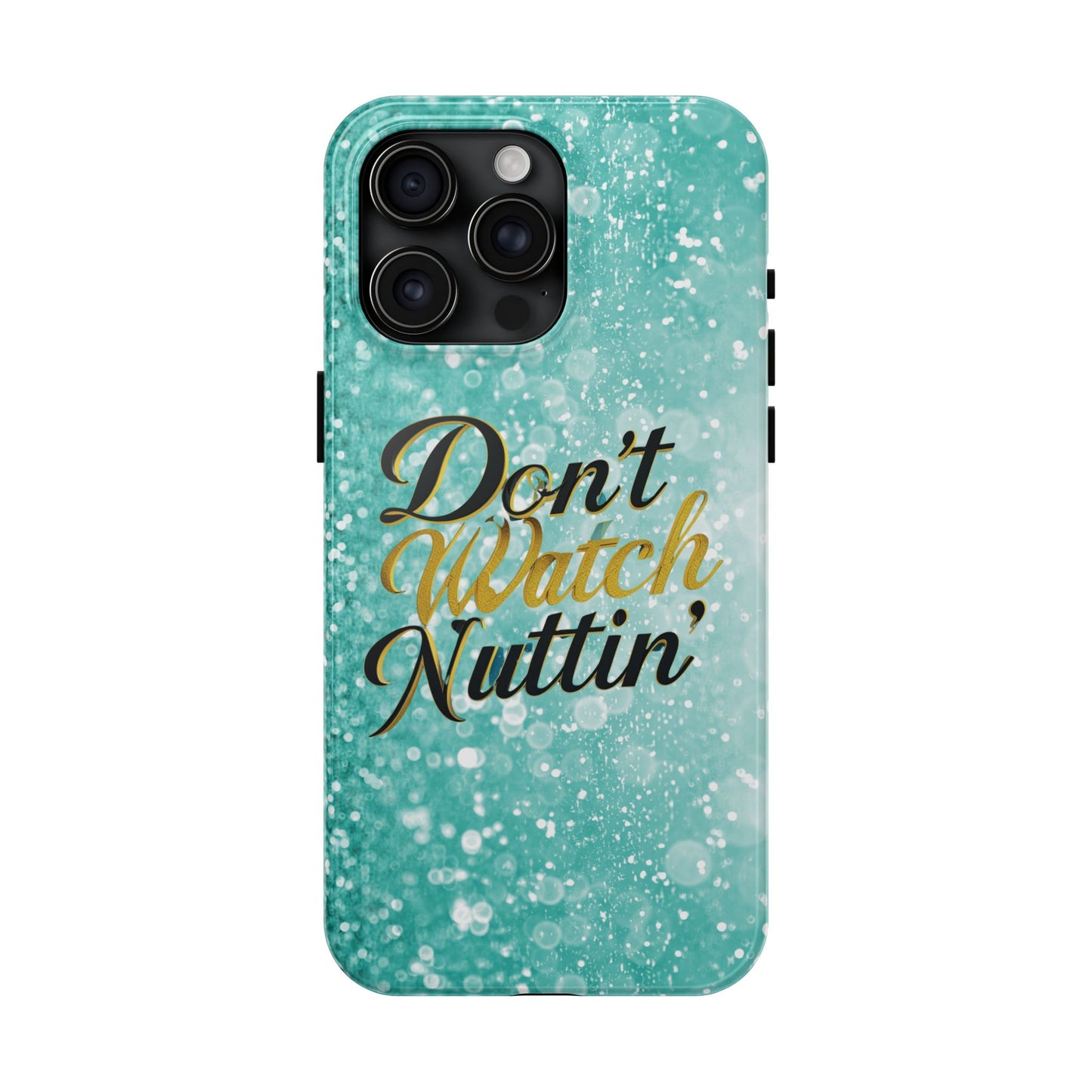 Unbothered Phone Case-Aqua