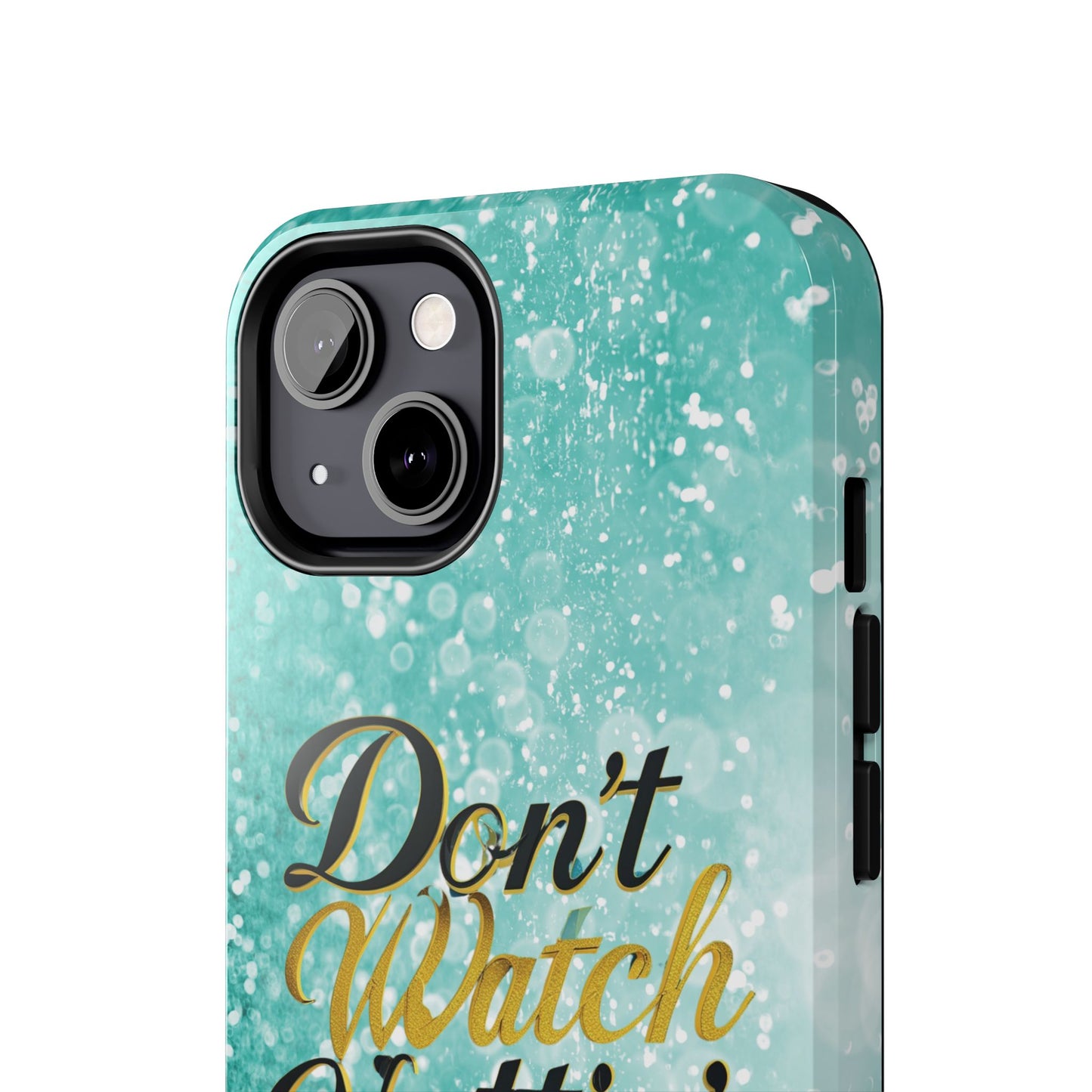 Unbothered Phone Case-Aqua