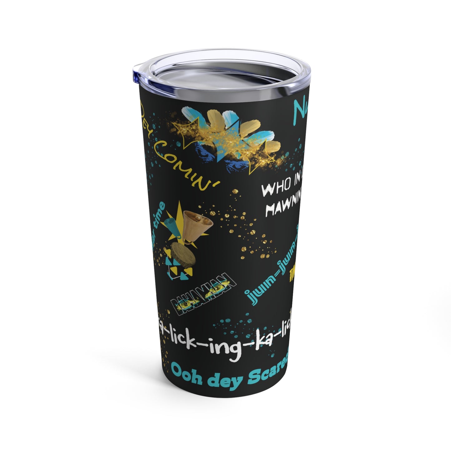 Junkanoo Tumbler-black