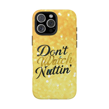 Unbothered Phone Case-Gold