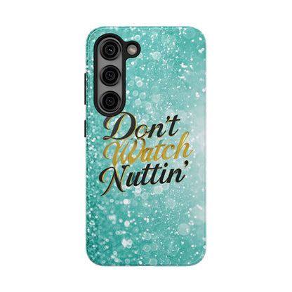 Unbothered Phone Case-Aqua