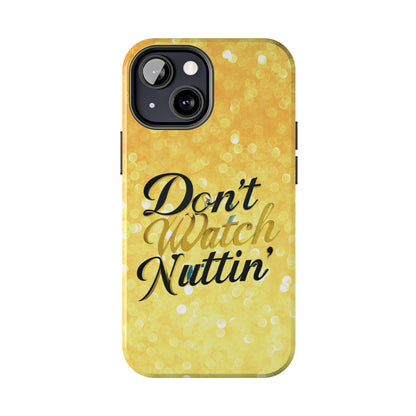 Unbothered Phone Case-Gold