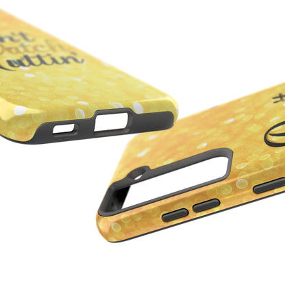 Unbothered Phone Case-Gold