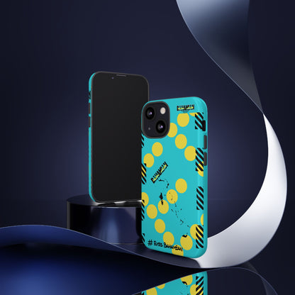 Island Dots Phone Case- Aqua