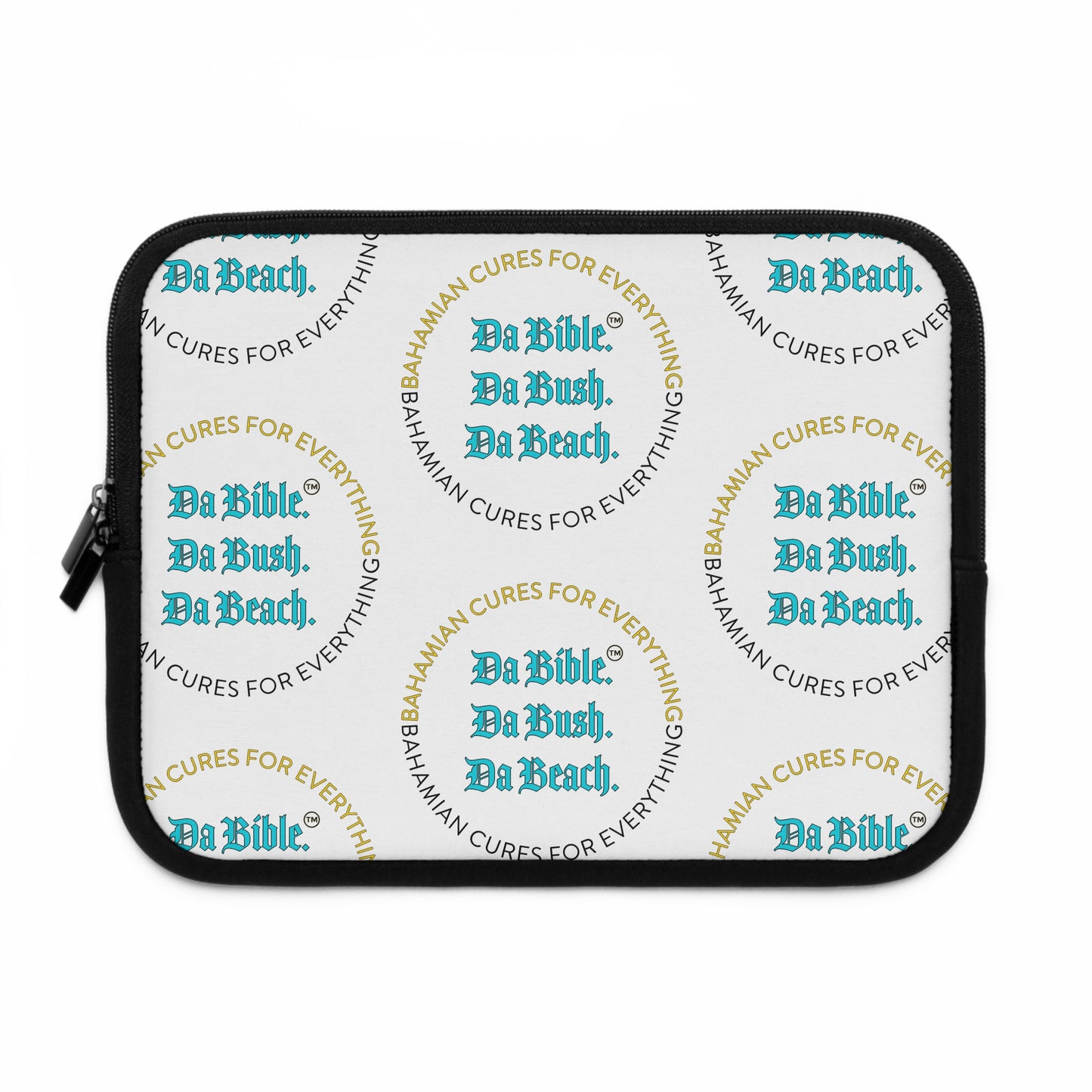 The Bahamian Cures White Mix Laptop Sleeve