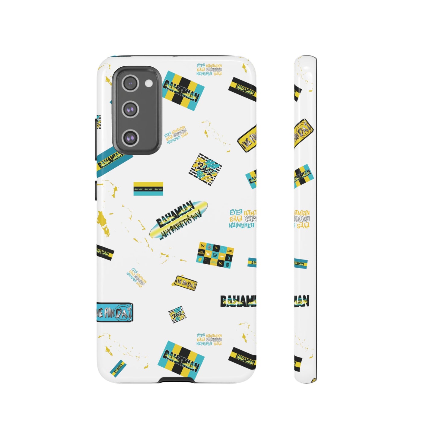 Bahamian Stamps White Phone case