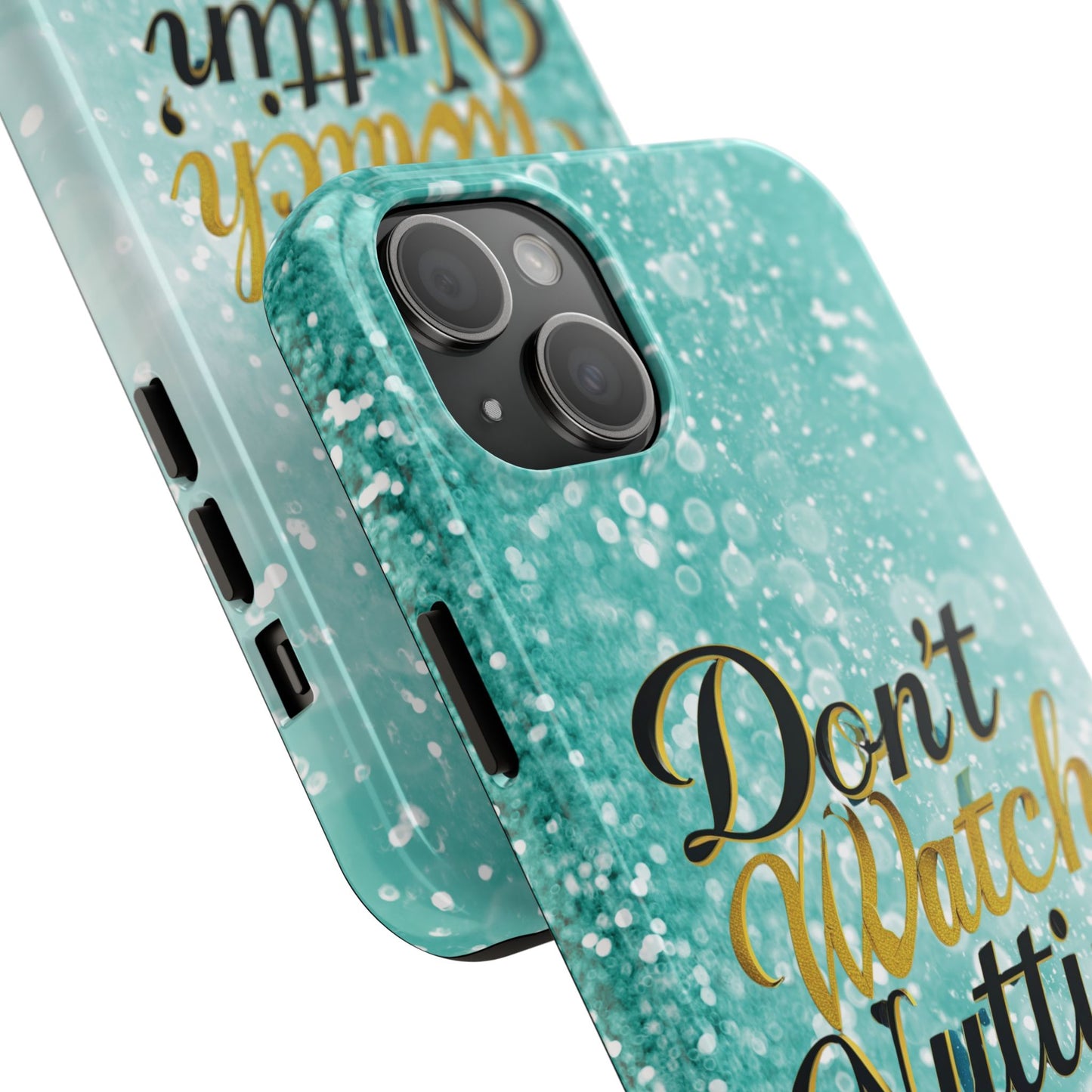 Unbothered Phone Case-Aqua