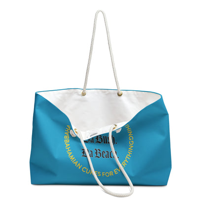 Bahamian Cures Aqua Weekender Bag