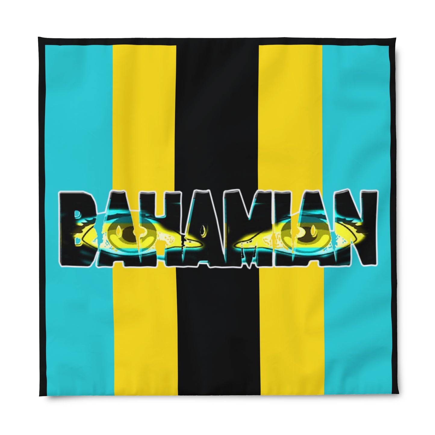 Eyes Bahamian Duvet Cover - Striped