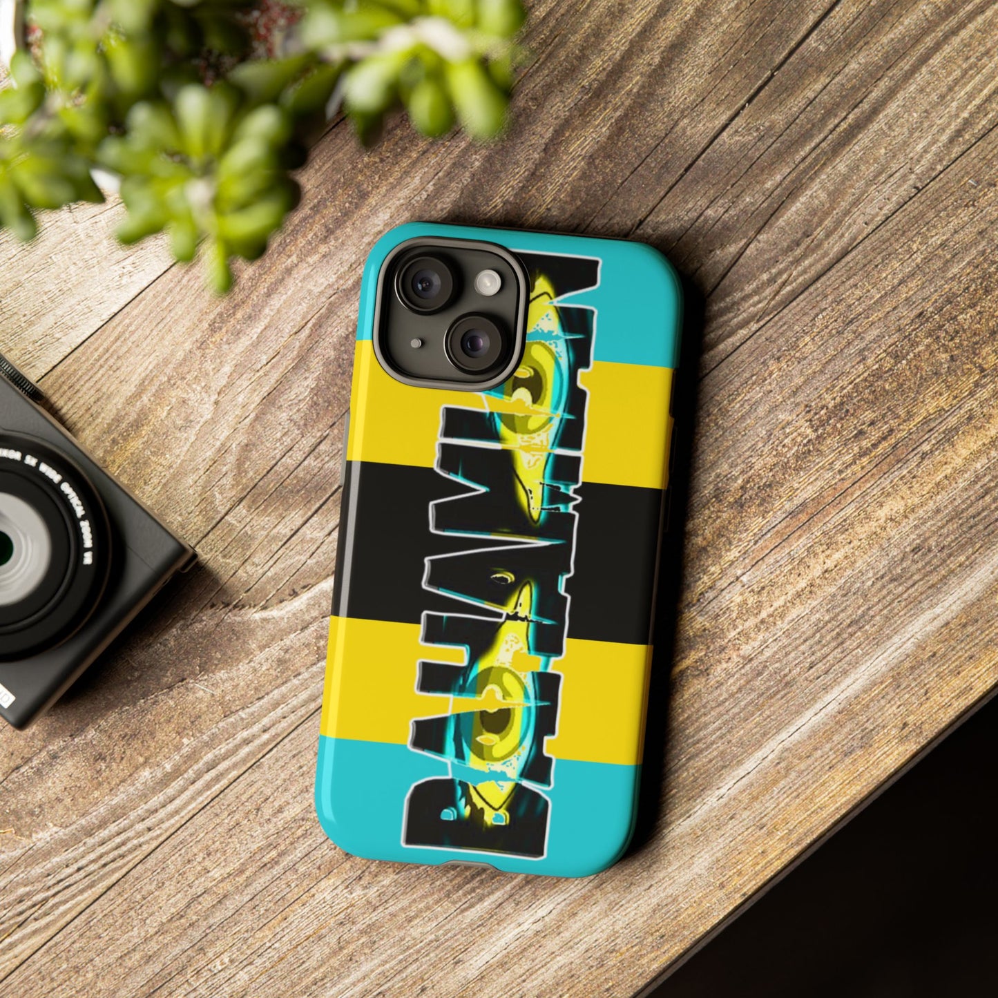 Striped Logo Phone Case