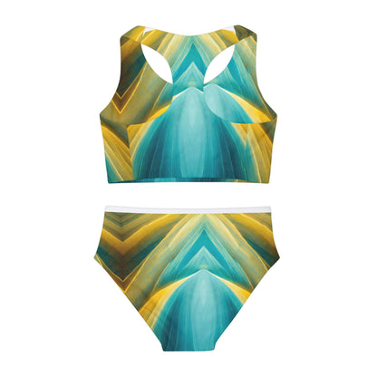 Girls Two Piece Swimsuit