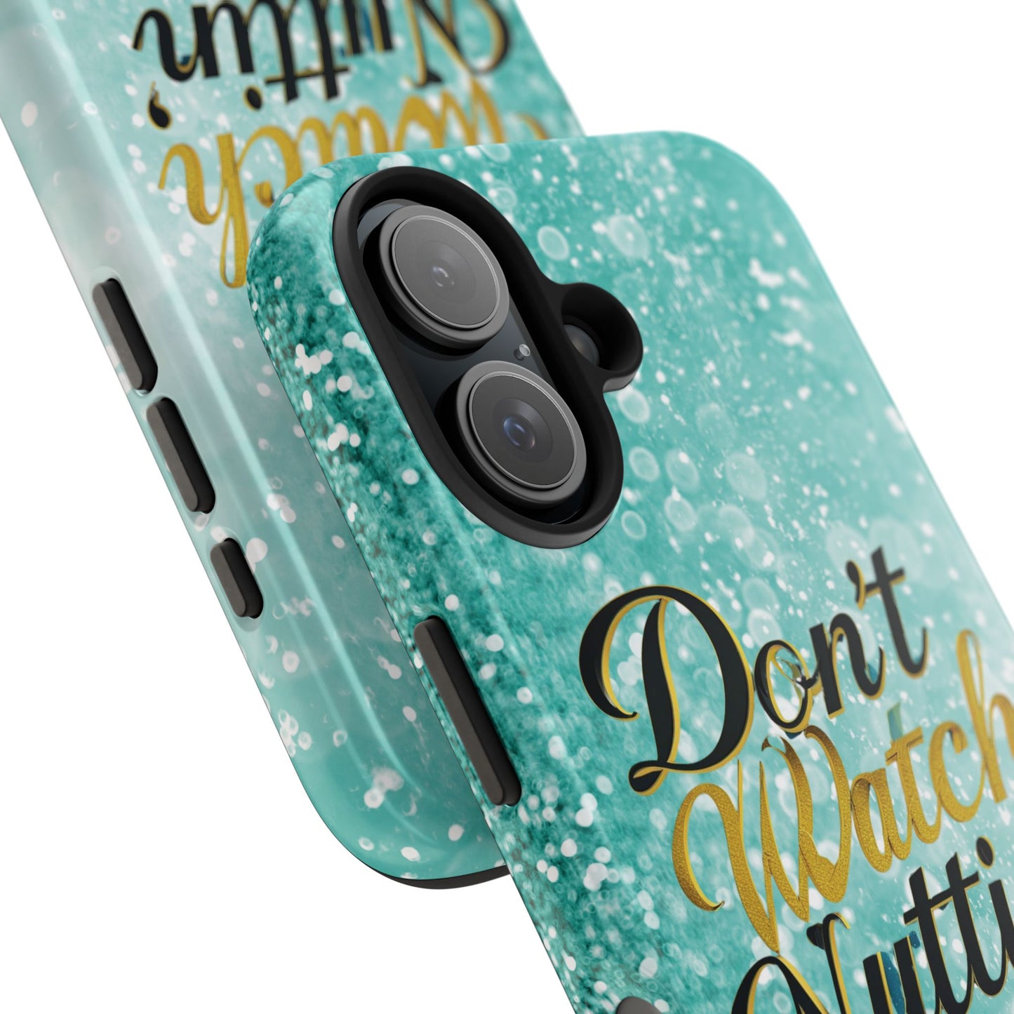 Unbothered Phone Case-Aqua