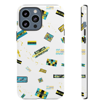 Bahamian Stamps White Phone case