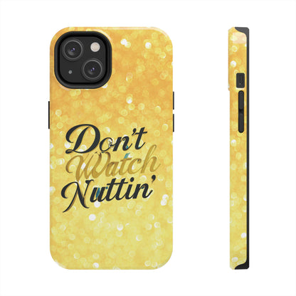Unbothered Phone Case-Gold