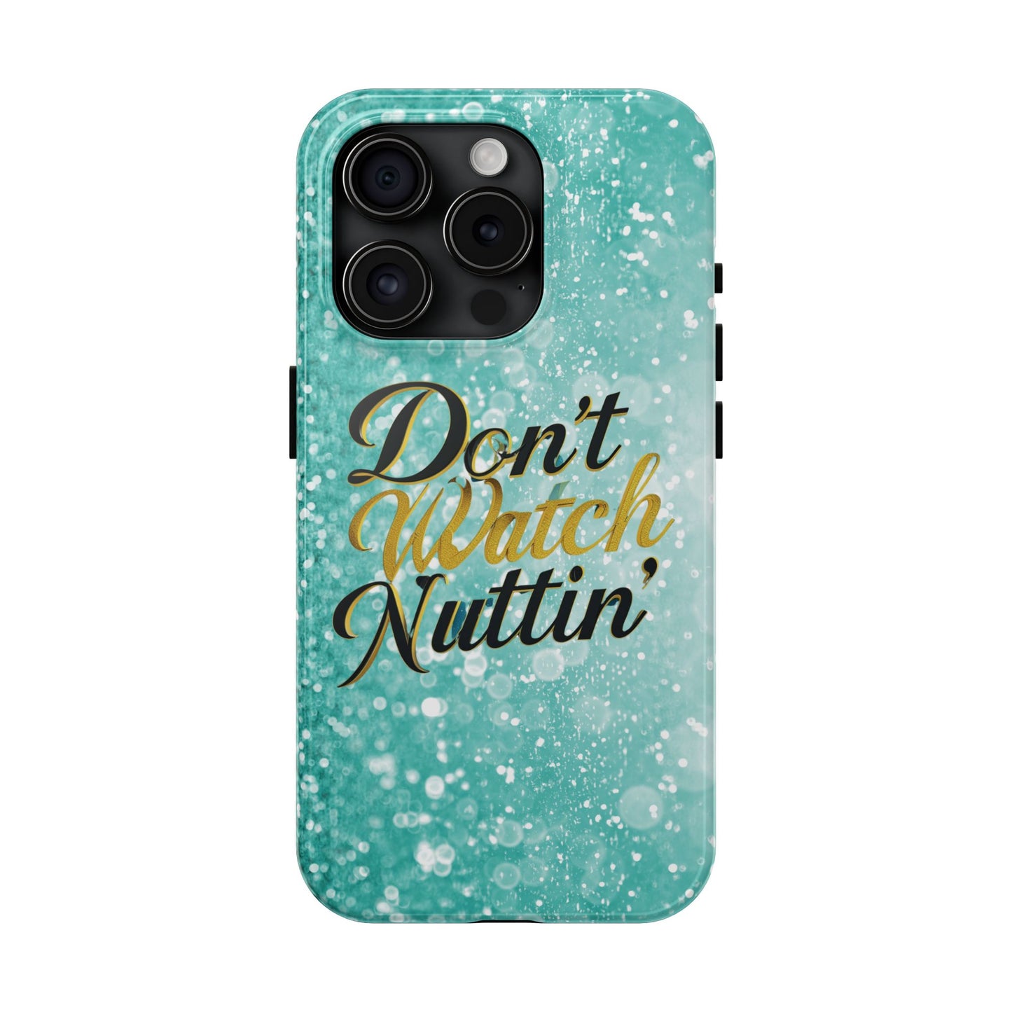 Unbothered Phone Case-Aqua