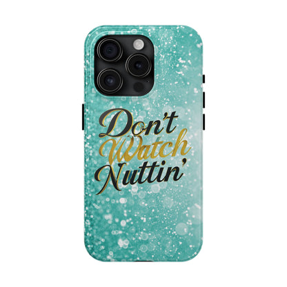 Unbothered Phone Case-Aqua