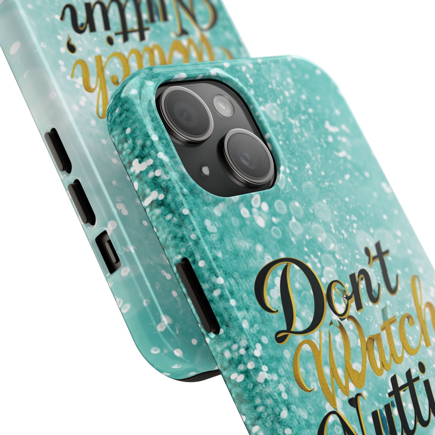 Unbothered Phone Case-Aqua