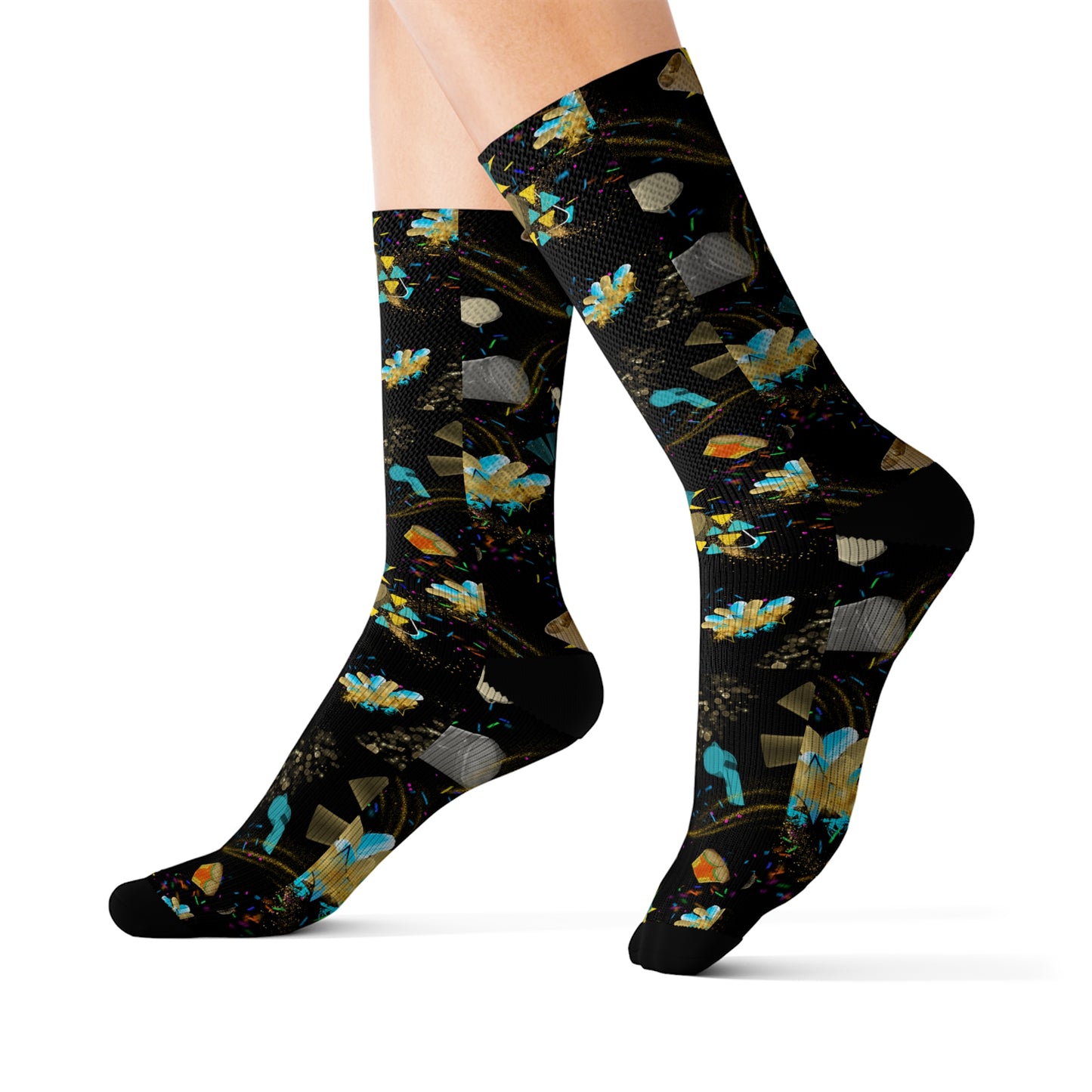 Junkanoo Socks-Black