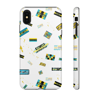 Bahamian Stamps White Phone case