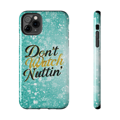Unbothered Phone Case-Aqua