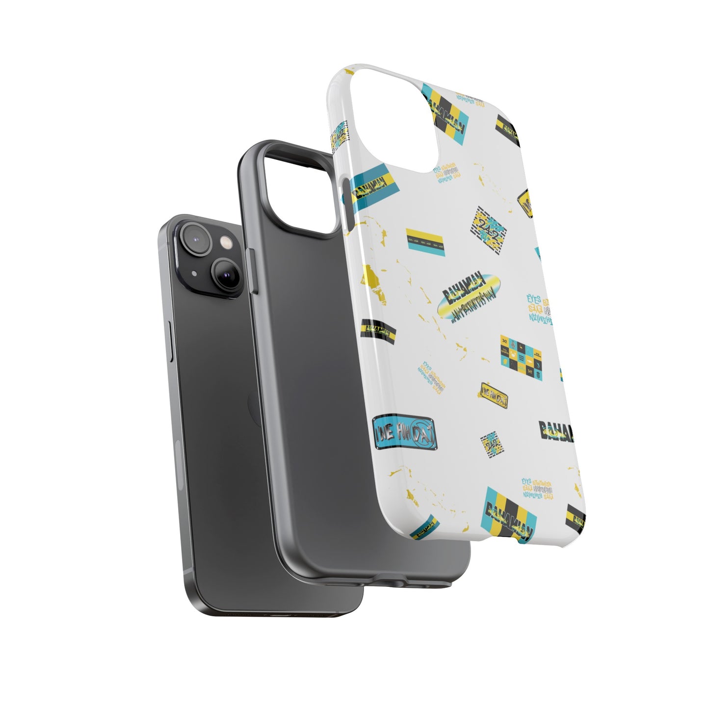 Bahamian Stamps White Phone case