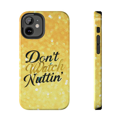 Unbothered Phone Case-Gold