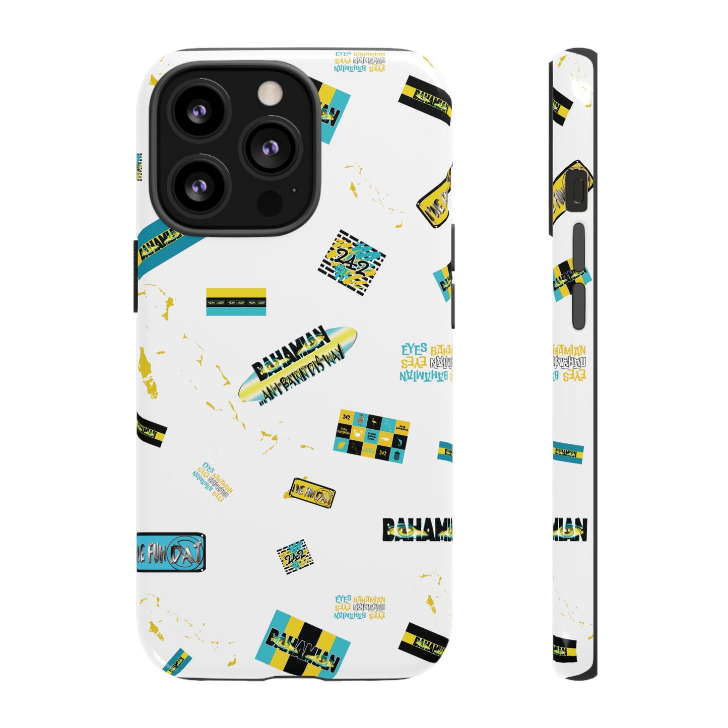 Bahamian Stamps White Phone case