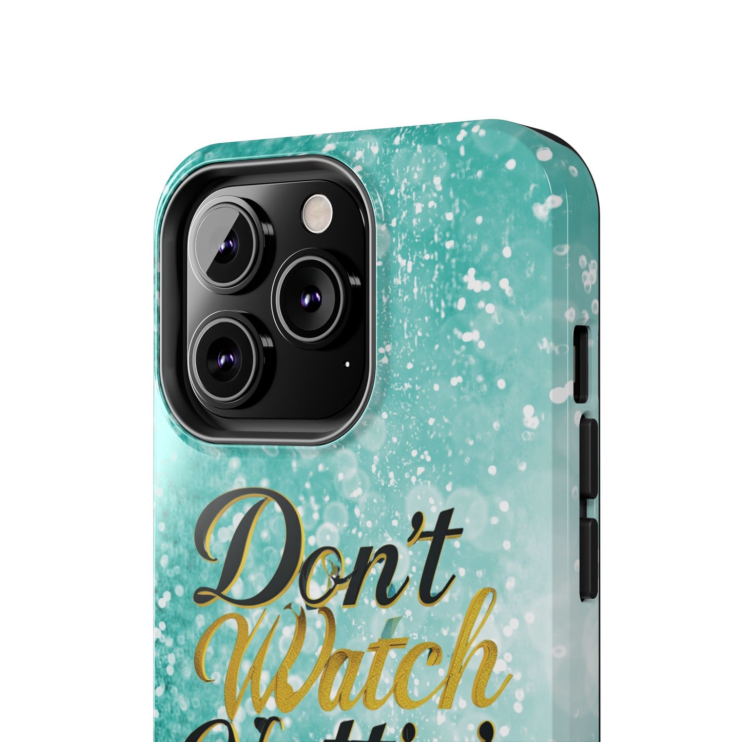 Unbothered Phone Case-Aqua
