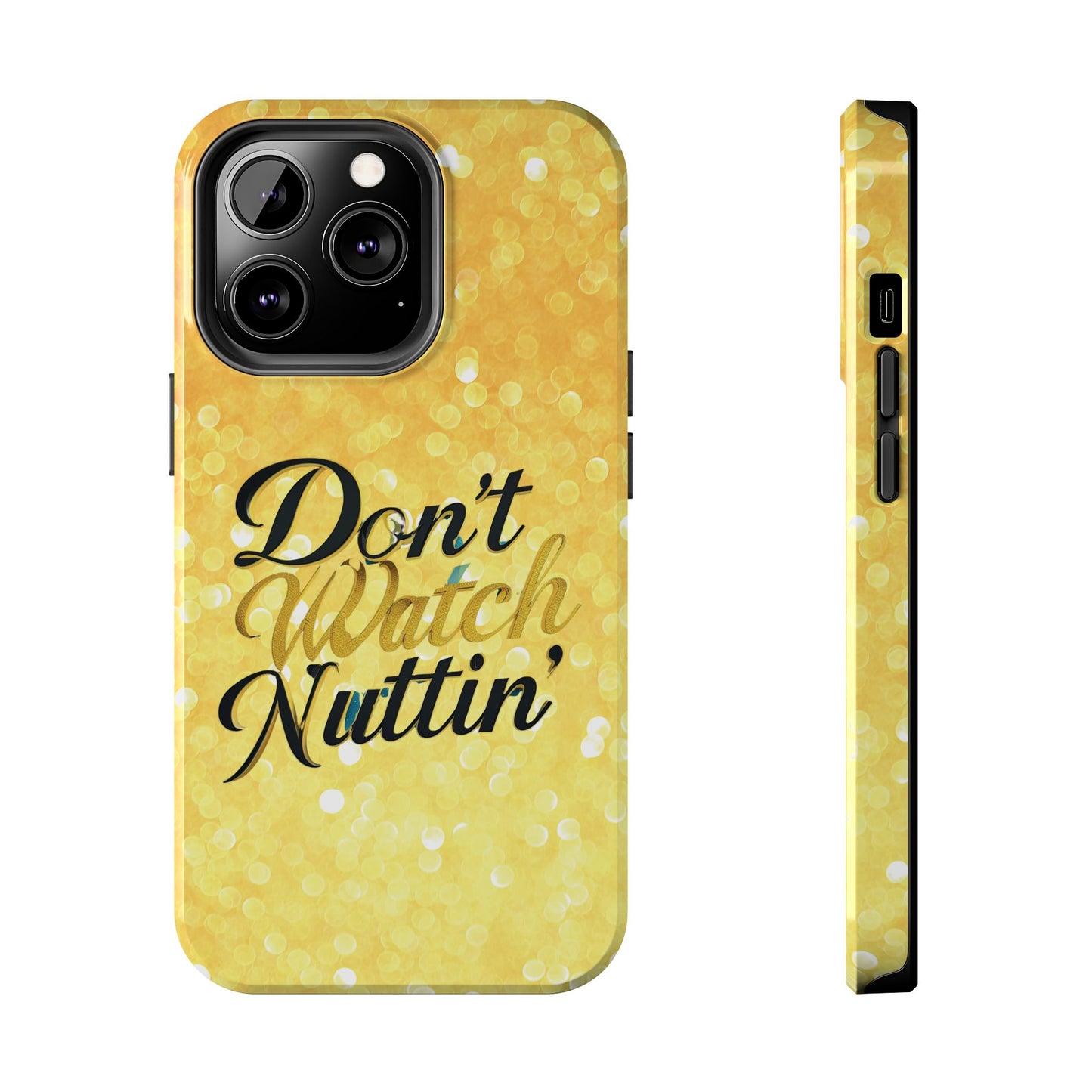 Unbothered Phone Case-Gold