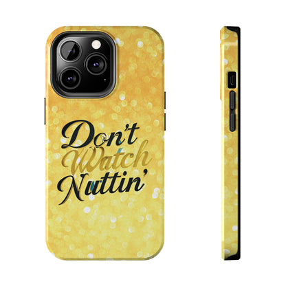 Unbothered Phone Case-Gold