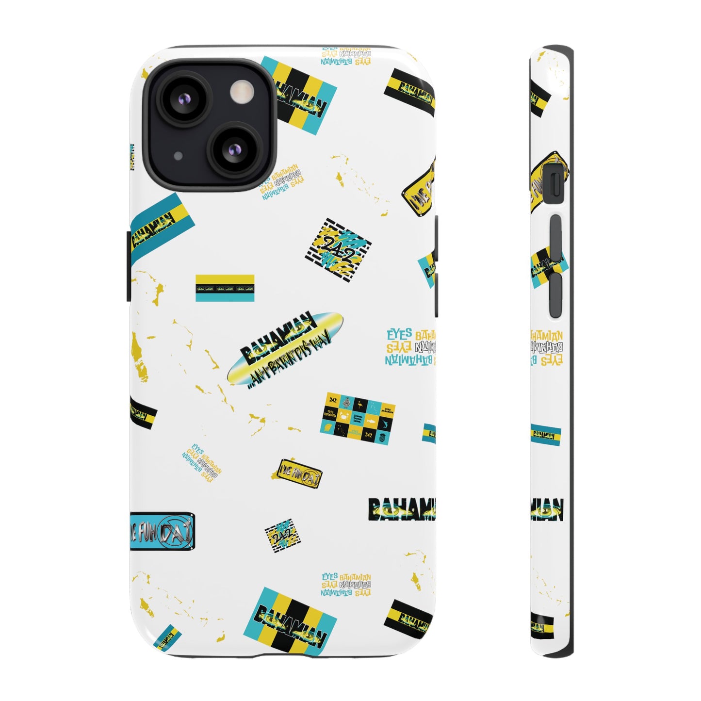 Bahamian Stamps White Phone case