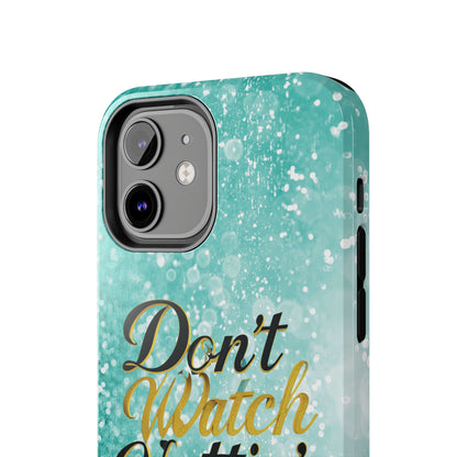 Unbothered Phone Case-Aqua