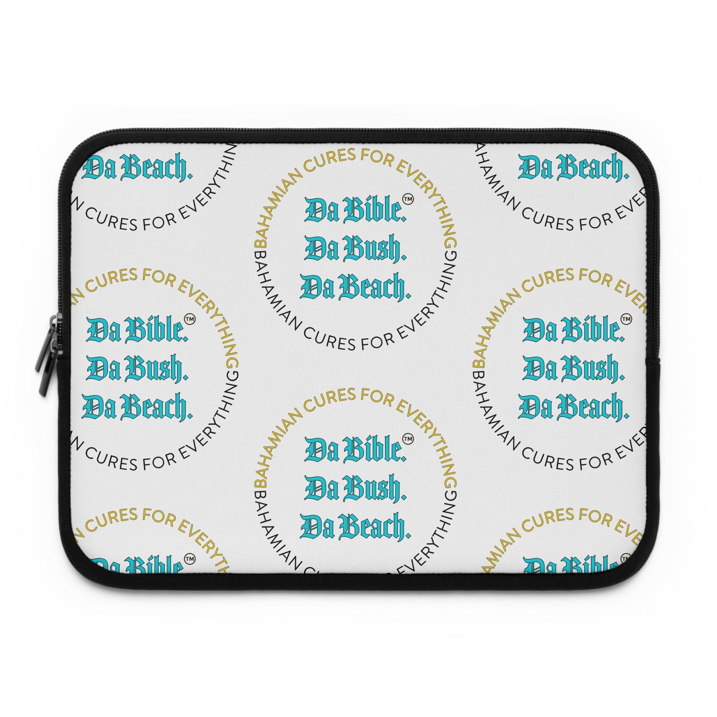 The Bahamian Cures White Mix Laptop Sleeve