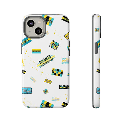 Bahamian Stamps White Phone case