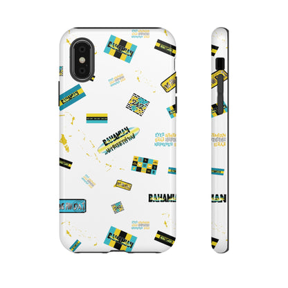 Bahamian Stamps White Phone case