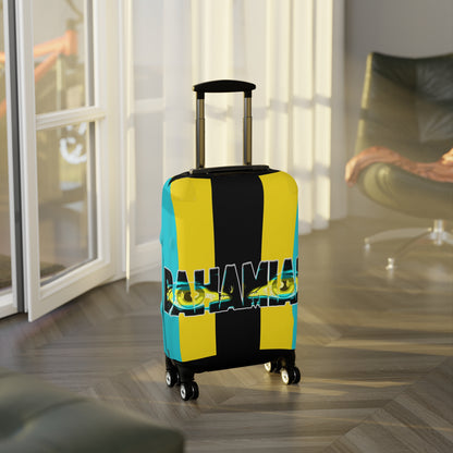 Eyes Bahamian Striped Luggage Cover